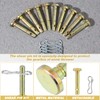 Angoily 20 Pieces/Set Shear Pins and Cotter Pins Compatible with