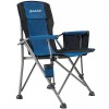 XGEAR Camping Chair with Padded Hard Armrest, Sturdy Folding Camp