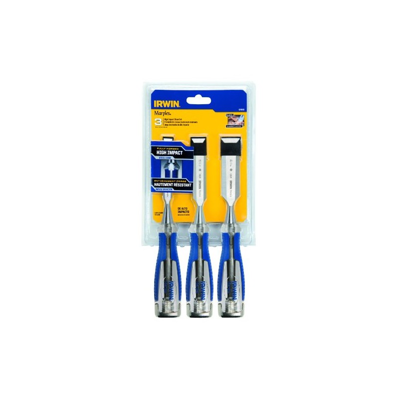 IRWIN Tools Marples Juego de Cinceles de alto impacto Azul