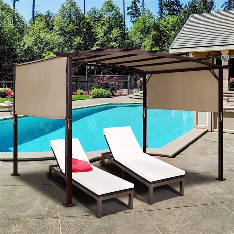Outdoor Canopy Sunshade, Sunshade Cloth Replacementsize: one size, color: Beige