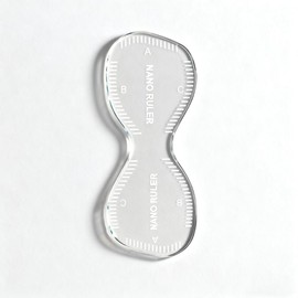 3Pcs Nano Brow Mapping Ruler Hair Stroke Stencil PMU Microblading Tool