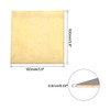sourcing map Brass Sheet, Metal Sheets Plates 3.9" Length x