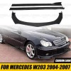 ZTT Front Bumper Lip Side Skirt For Mercedes W203 C320