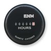 Hour Meter, Electrical, 2.31In, Flush Round