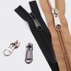 8 PCS Zipper Repair Kit Spare Zipper Pull 4 Sizes