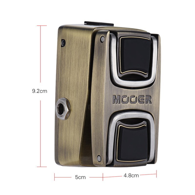 MOOER The Wahter Wah Guitar Effect Pedal Pressure Sensing Switch