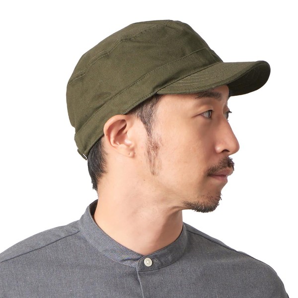 CHARM Cadet Military Army Cap - Mens Summer Cotton Painters