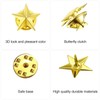 60 Pieces Star Badge Lapel Pin for 4th of July