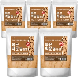 Domestic Roasted Macmundong Powder 300g 5pcs / 국산 볶은 맥문동 가루 분말 300g 5개