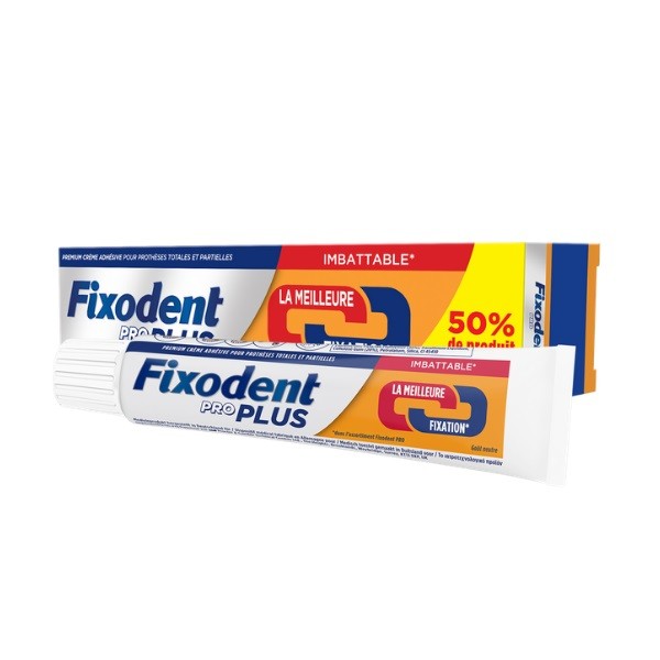Fixodent Pro Plus Best Hold for Dentures 60gr (+50% Extra Product)