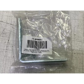 GRAINGER 3" 4PB63 CORNER BRACE BRACKET ZINC W SCREWS LOT OF 30 PIECES/COUNT