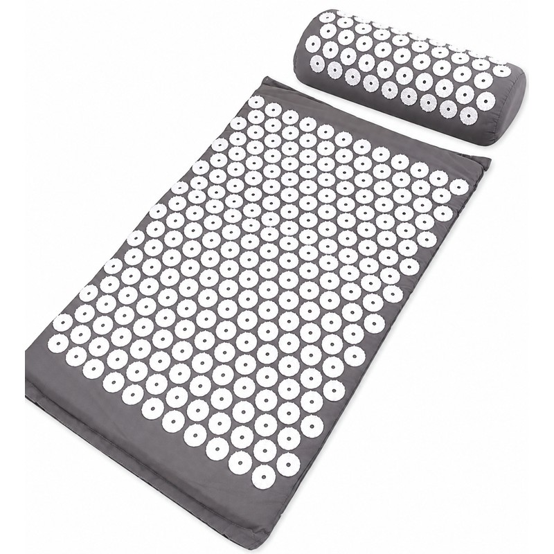 Acupressure Massage Mat and Pillow Set for Relaxation, Yoga Recovery