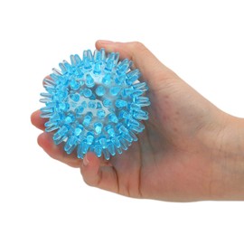 Spiky Massage Balls, 7cm Strength Recovery Exercise Ball, Hollow Soft Stress Reflexology Massage Stress Relief Massage Ball, Muscle Massage Ball, Spiky Ball for Hand and Wrist