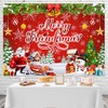 Mocsicka 7x5ft Merry Friendsmas Backdrop Christmas Party Decoration Christmas Photo