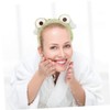 Healeved Plush Frog Hairband for Skin Care Soft Spa Headband