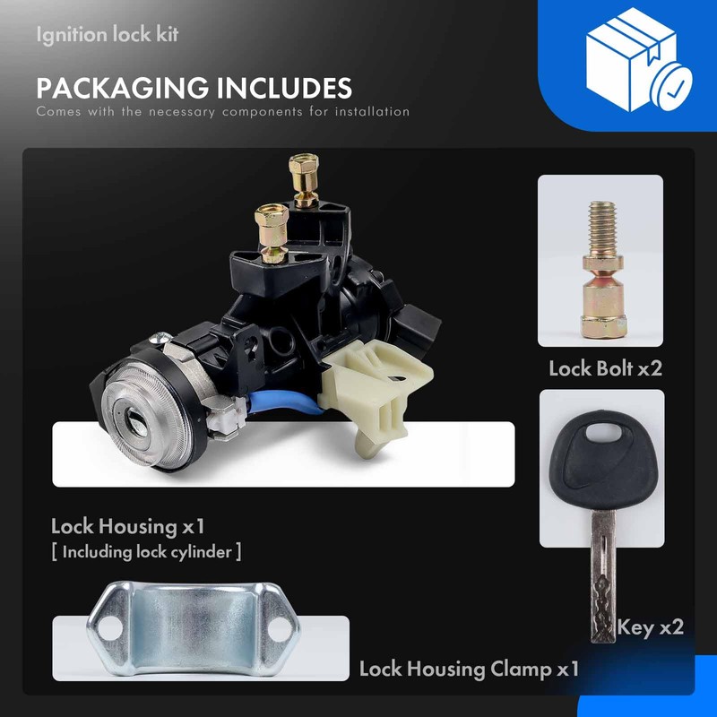81910-B2100 Ignition Lock Switch Assembly with Keys Compatible with Kia