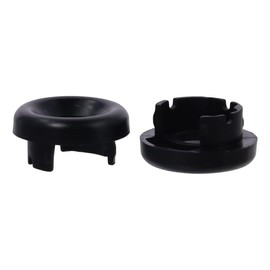 BYOBYO 2Pcs Overdrive Shifter Button Cap, F2UZ-7A214-A F2UZ7A214CA Black Shifter Ring Cap Replacement Car Assessories Parts for Ford, for Bronco, for E150, for E250, for E350