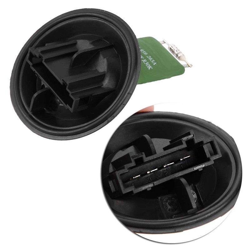 Car Blower Motor Resistor, 6q0959263A Motor Heater Blower Control Resistor