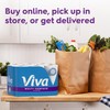 Viva Multi-Surface Cloth Paper Towels, Choose-A-Sheet Size, 3 Double Rolls,