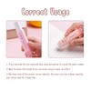 4 Pcs Cat Paw Retractable Erasers, Cute Cat Rubber for
