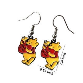 Cartoon Earrings Original Design Metal Earrings Women and Men (4)