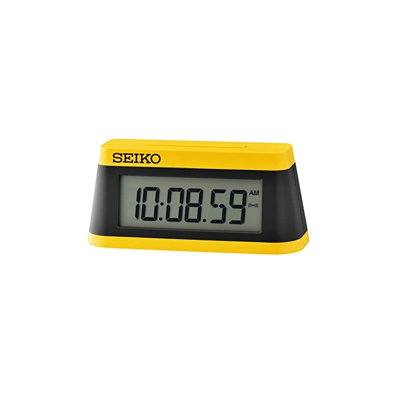 Seiko UK Limited - EU Sports LCD Clock, Yellow &
