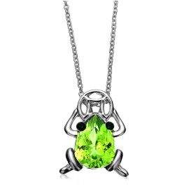 Unbranded Frog Pendant Necklace Feng Shui Money Coin Frog for Good Luck