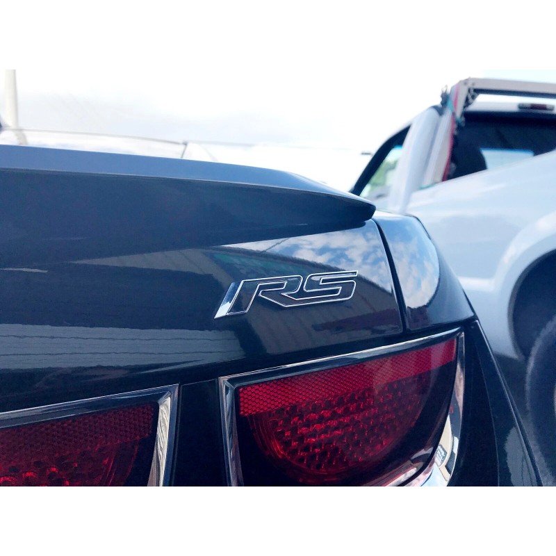 Avery Camaro RS Emblem Overlays, Vinyl Camaro RS Black-out Decals,