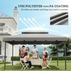 Outsunny 13' x 10' Gazebo Replacement Canopy, Gazebo Top Cover