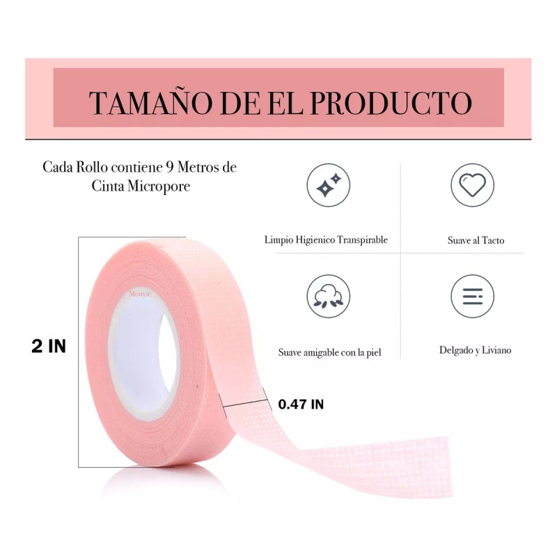 Esgido Lashes Kit Para Rizado De Pestañas + 1 Cinta