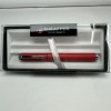 Sheaffer Award Red Fountain Pen Medium Nib Blk Ink W/Giftbox