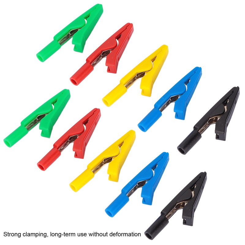 Electrical Wire Test Clips Clamps 30V‑60V Maximum10A 6mm/0.24in Open for