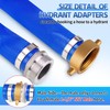 Fire Hydrant Hose Adapter, 2-1/2" NST (NH) Female x 1-1/2"