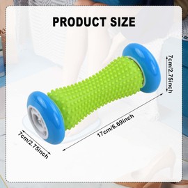 Rodillos de Masaje para Pies, Masaje de pies Rodillo, Pelota para Dar Masaje de Tejido Profundo Masaje de pies Roller, Alivia el Dolor para Pies, Brazos, para Fascitis Plantar, Relajante