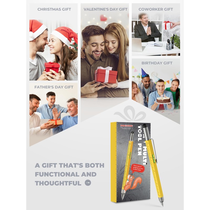 Stocking Stuffers for Men Multitool Pen - Mens Gifts for