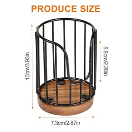 Bathroom Cup Dispenser, Small Disposable Paper Cup Holder, 3oz Disposable Mouthwash Cup Storage Rack, Iron Bathroom Organizer, Paper Cup Dispenser for Mouthwash