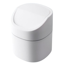 e-na.e-na Sanitary Box, Trash Can, Stylish, Tabletop Trash Can with Lid, Slim, Small, Opens and Closes with One Push, Mini Dust Box, Simple, 1 Piece