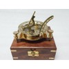 KHUMYAYAD 3" Brass compass sundial maritime nautical vintage antique nautical
