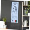 Zerodeko 1 Set Eye Exam Chart Vision Screener Equipment for