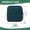 3-Piece Square Storage Bag, Sanitary Napkin Storage Bag, Waterproof Storage