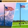 FRF FLAG Black Eagle Head for Decorating Outdoor Flagpoles, Made