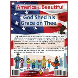 We Shall Never Forget 9/11 - Graphic Freedom Coloring Book ~ "Attack on America"