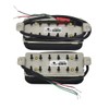 FLEOR Neck+Bridge Pickup Set Double Coil Humbucker Pickups for Electric