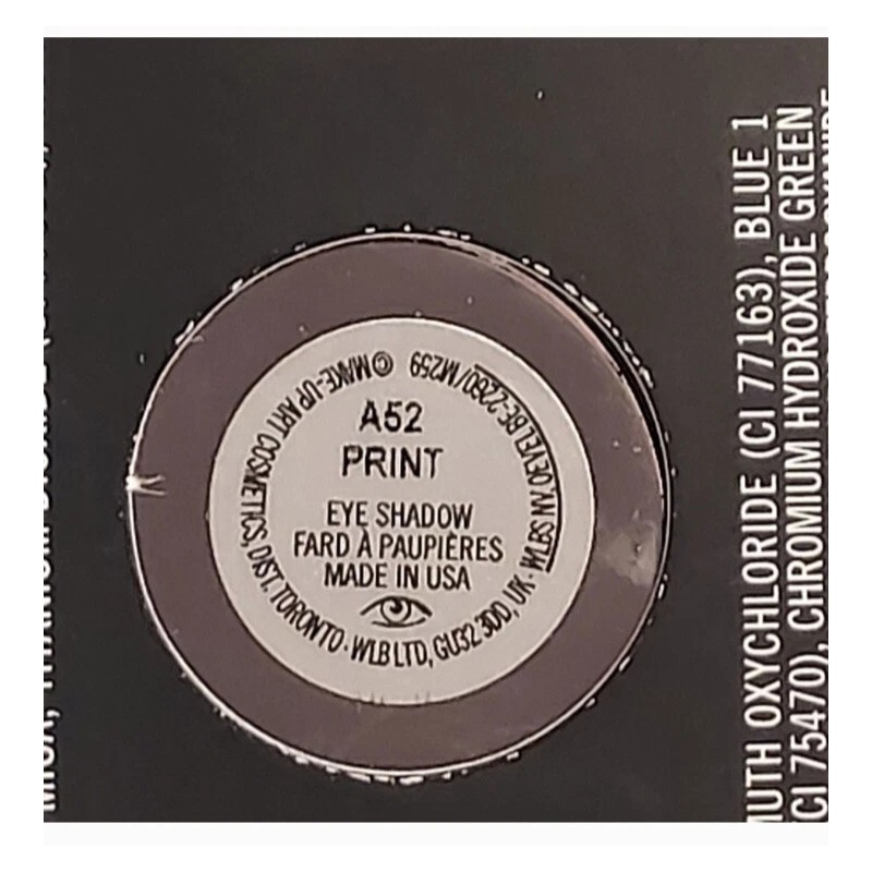 M·A·C MAC Cosmetics Eye Shadow Palette REFILL *PRINT* / .05