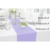 MODERNO Non-Woven Table Runner, Purple, Modern, Festive Decoration for Outdoor