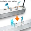 RSN LED 18W Wall Washer, 19.7in Linear Strip Light, Super