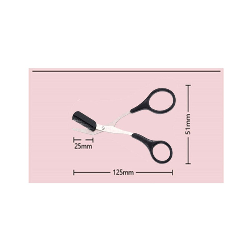 Callas Eyebrow Scissors with Comb