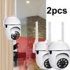 2PCS X Wireless 5G WiFi Security Camera System Smart Outdoor