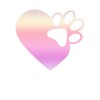 CafePress Cute Heart Paw Print Design F Rectangle Car Bumper
