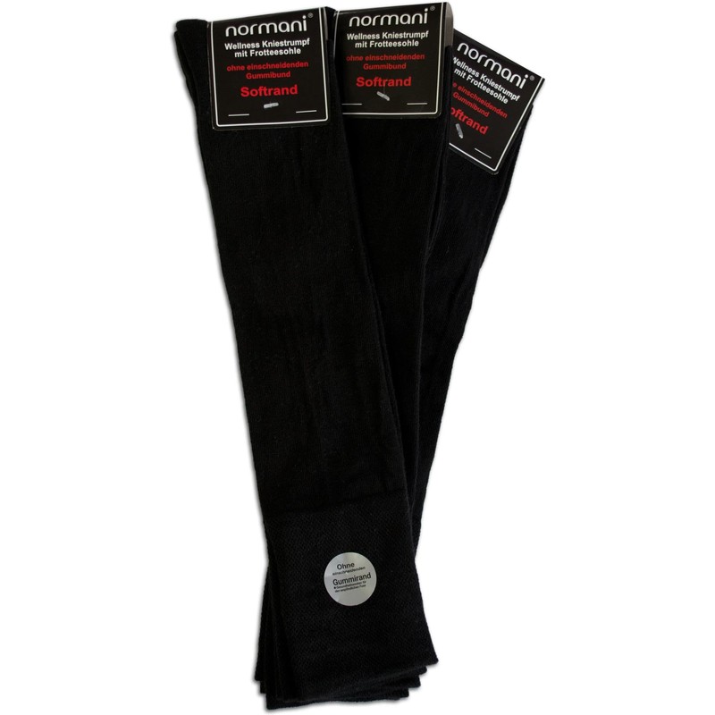 normani 6 Pairs Original Business Knee Socks Cotton with Elastane